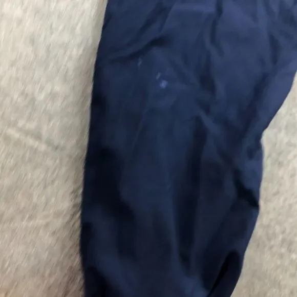 Vintage NIKE Pants Men Large Blue Windbreaker Track Embroidered Warm Up Y2K * - Picture 12 of 14